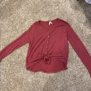 button up long sleeve top